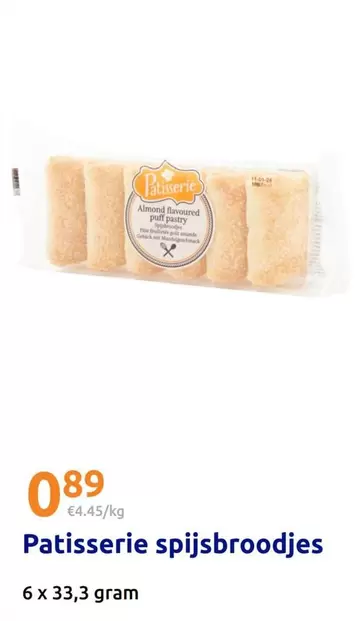 Patisserie spijsbroodjes