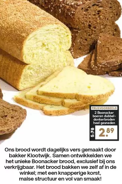 De - Boeren Dubbel donkerbrood