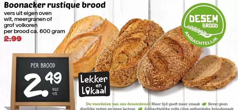 De - Boonacker rustique brood