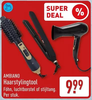 Haarstylingtool Föhn, luchtborstel of stijltang