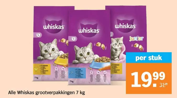 Whiskas - Alle grootverpakkingen