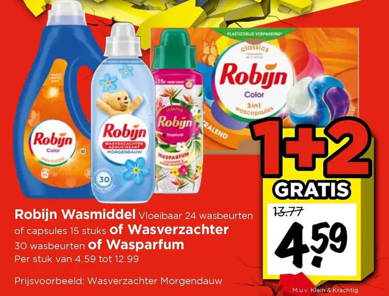 Wasmiddel, Wasverzachter, Wasparefum