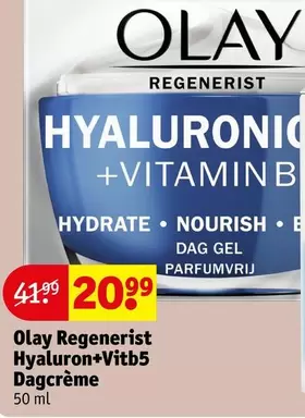 Olay - Regenerist Hyaluron+Vitb5 Dagcrème