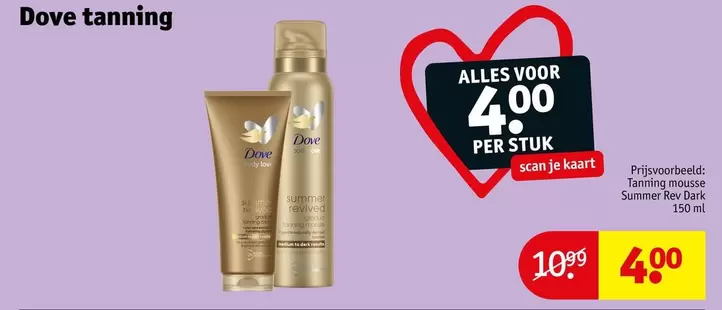 Dove - Tanning mousse Summer Rev Dark