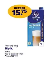 Melk, halfvol