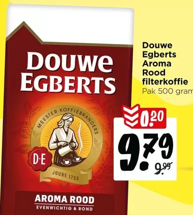 Douwe Egberts - Aroma Rood filterkoffie