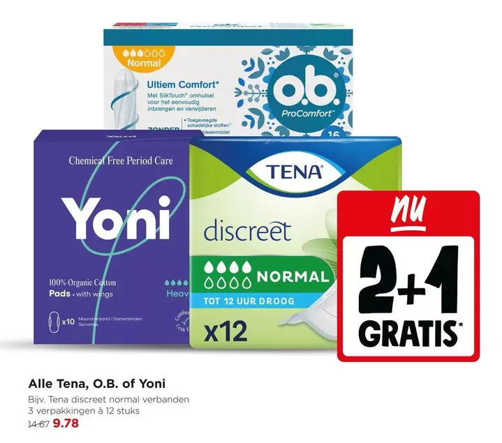 Comfort - Tena, O.B. of Yoni