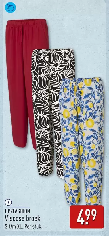 Viscose broek