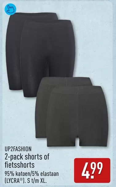 2-pack shorts of fietsshorts