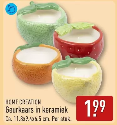 Geurkaars in keramiek