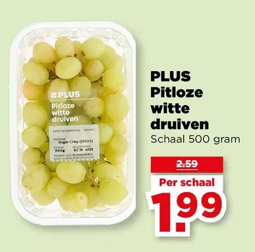 Pitloze witte druiven