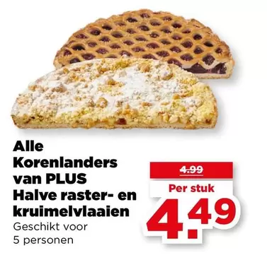 Halve raster- en kruimelvlaaien