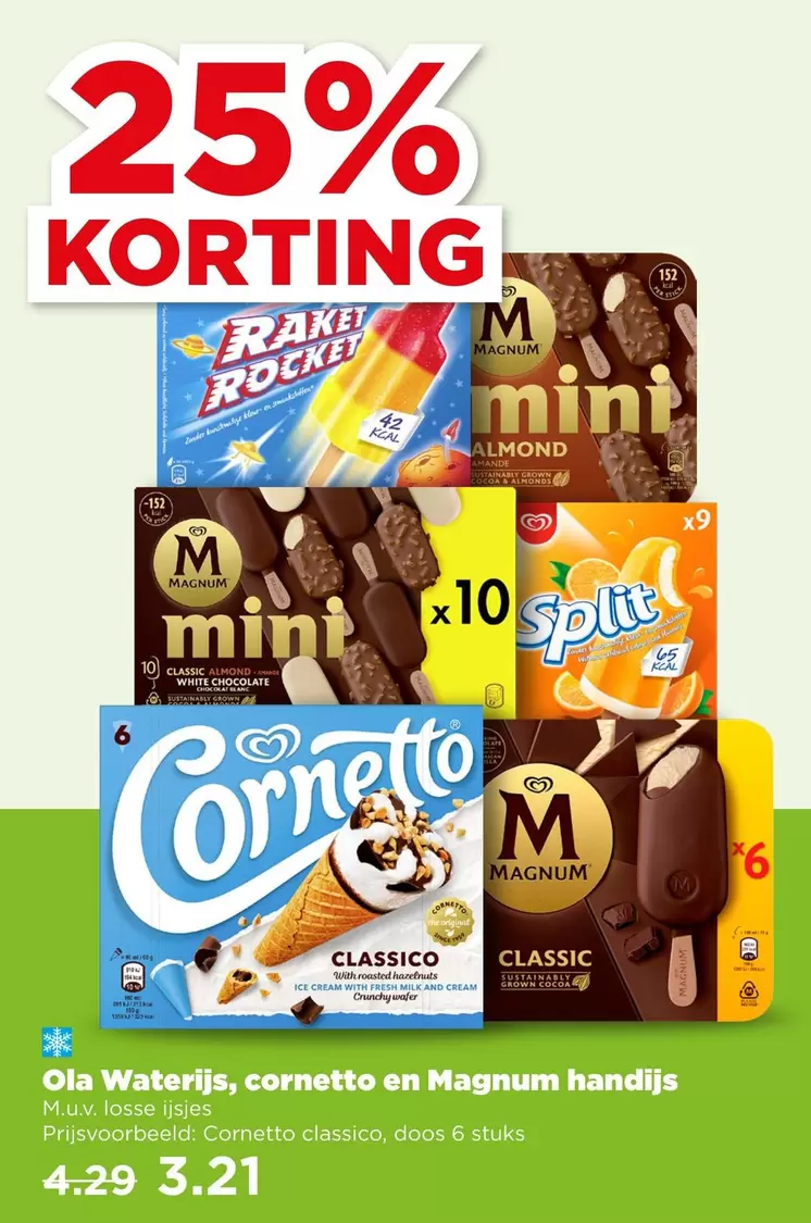 Magnum - , Cornetto, Split, Raket