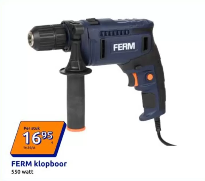 klopboor 550 watt