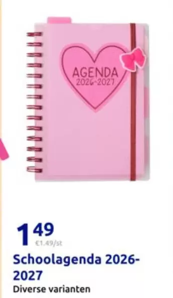 Schoolagenda 2026-2027