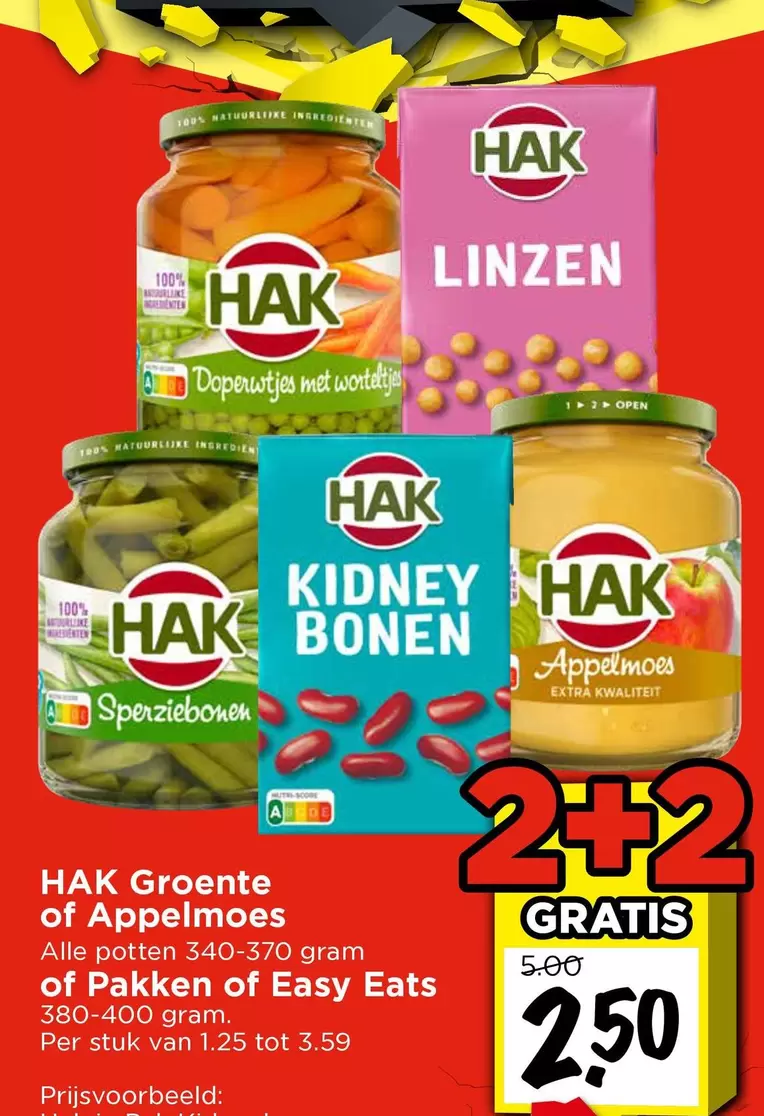 extra - Groente of Appelmoes