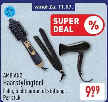 Haarstylingtool Föhn, luchtborstel of stijltang