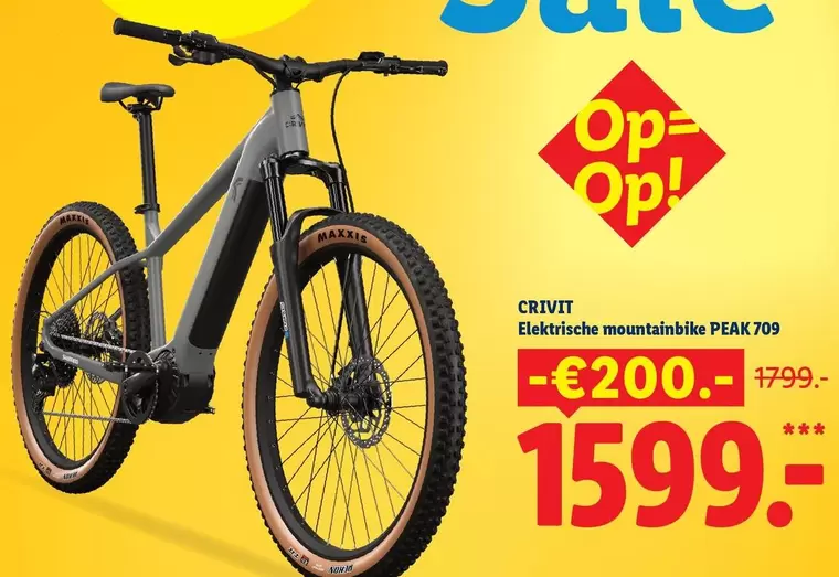 Op - Elektrische mountainbike PEAK 709