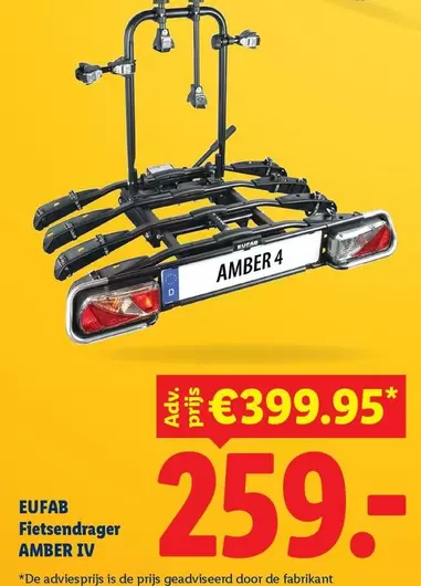 De - FIETSENDRAGER AMBER IV