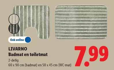 Badmat en toiletmat