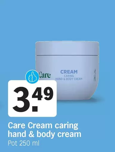 Cream caring hand & body cream