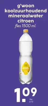 Citroen - Koolzuurhoudend Mineraalwater