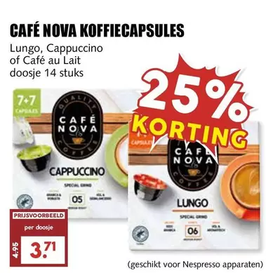 Nespresso - KOFFIECAPSULES