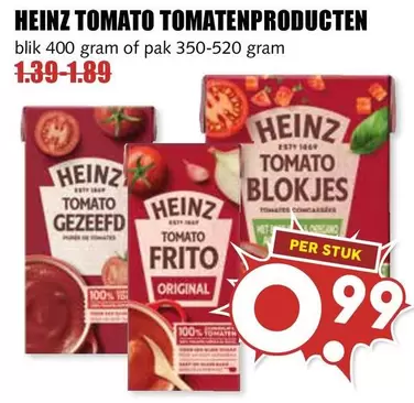 Heinz - TOMATO TOMATENPRODUCTEN