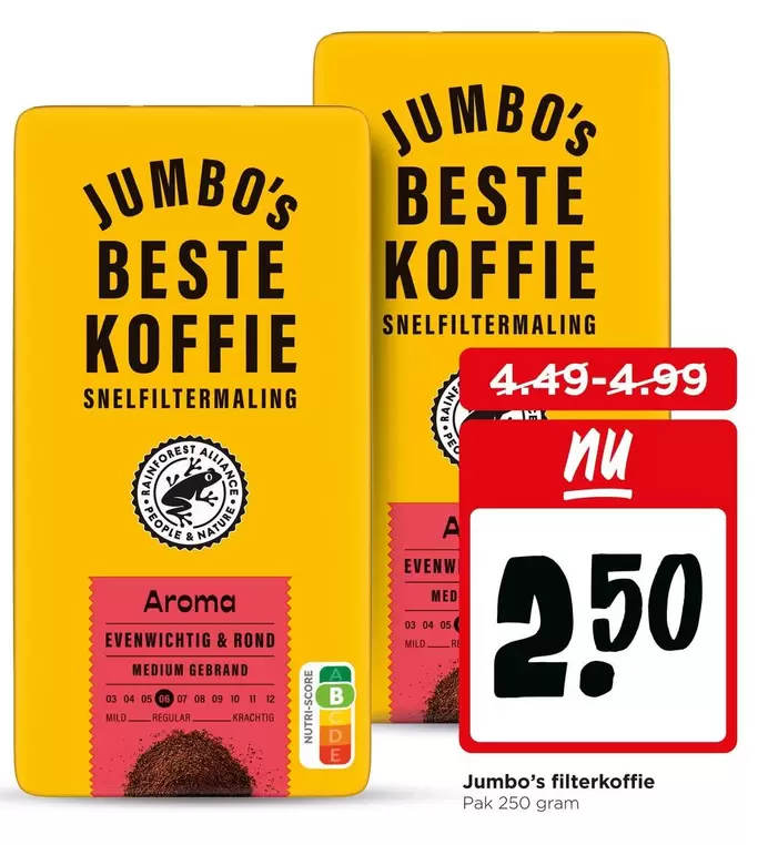 Medium - filterkoffie Snelfiltermaling