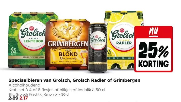 Grolsch - Speciaalbieren van , Radler of Grimbergen