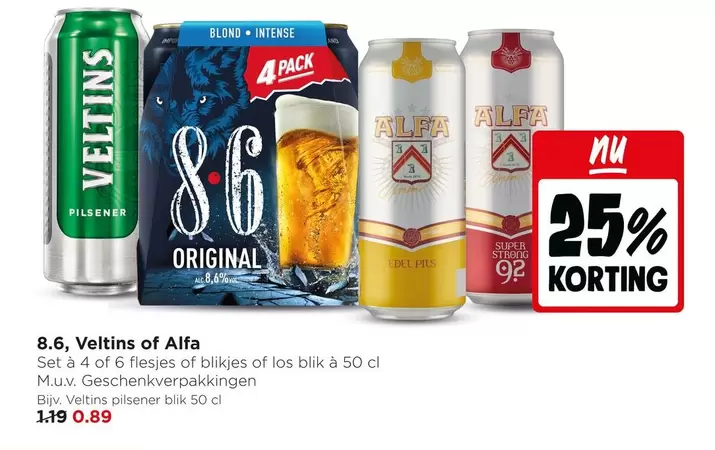 8.6, Veltins or Alfa Pilsener