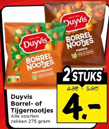 Borrel- of Tijgernootjes