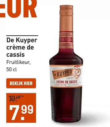 De - crème de cassis