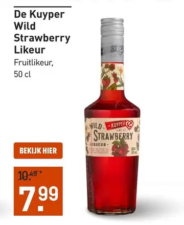 De - Wild Strawberry Likeur
