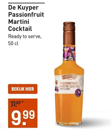 De - Passionfruit Martini Cocktail