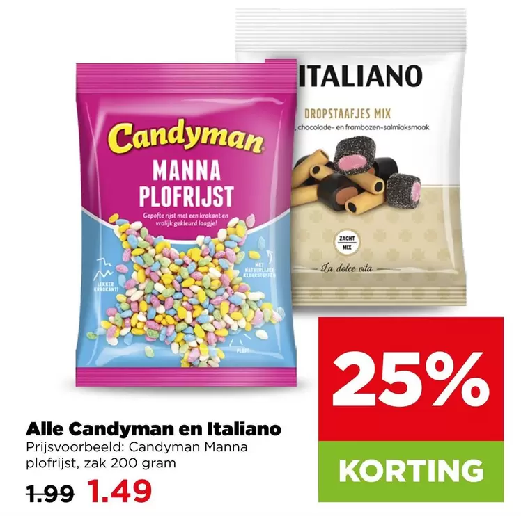 Mix - Candyman Manna Plofrijst