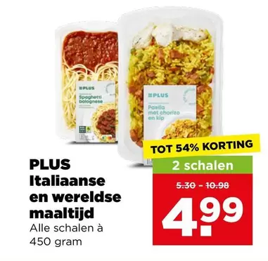 Italiaanse en wereldse maaltijd