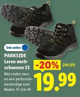 Leren werk-schoenen S3