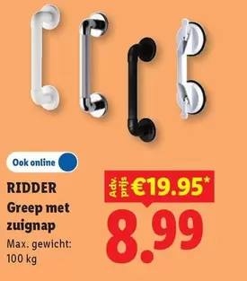 max - Greep met zuignap