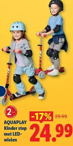 Kinder -  step met LED-wielen