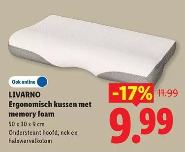 Memory - Ergonomisch kussen met memory foam