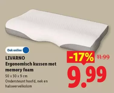 Memory - Ergonomisch kussen met memory foam