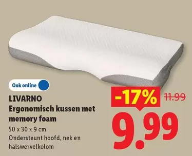 Memory - Ergonomisch kussen met memory foam
