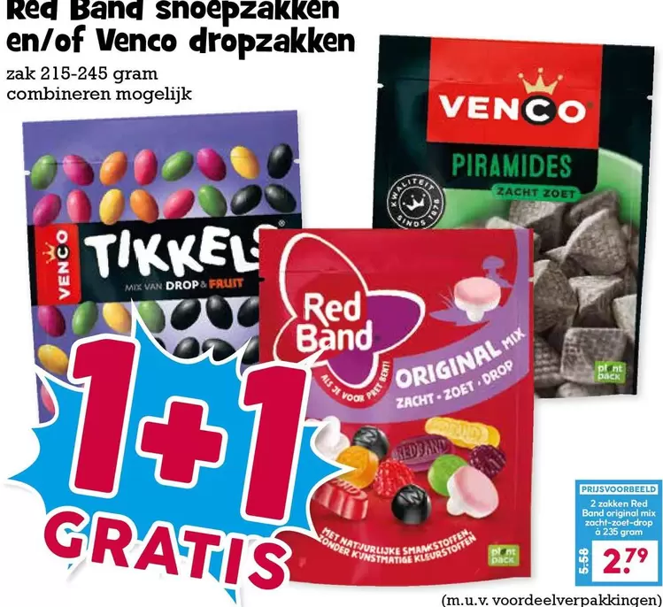 RED - snoepzakken en/of dropzakken