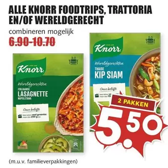 Knorr - ALLE KNORR FOODTRIPS, TRATTORIA EN/OF WERELDGERECHT