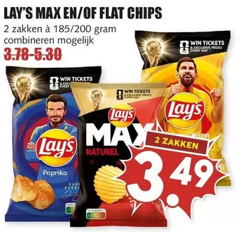 Lay's - MAX EN/OF FLAT CHIPS