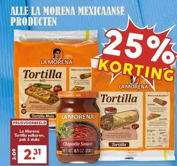 LA MORENA MEXICAANSE PRODUCTEN