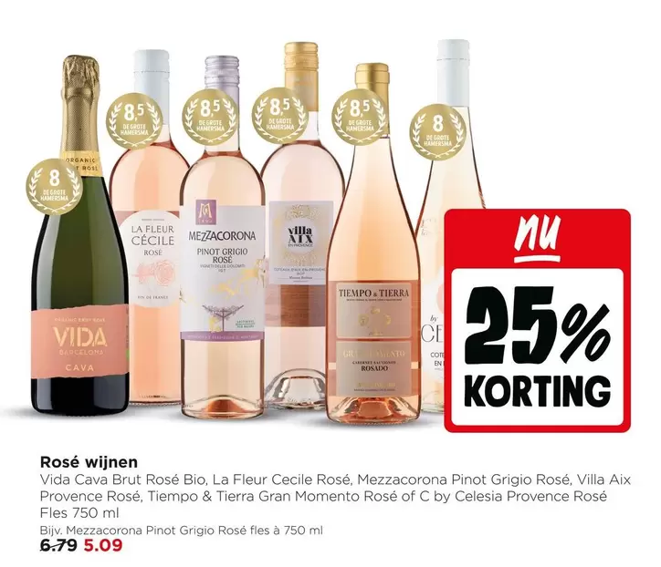 De - Rosé wijnen