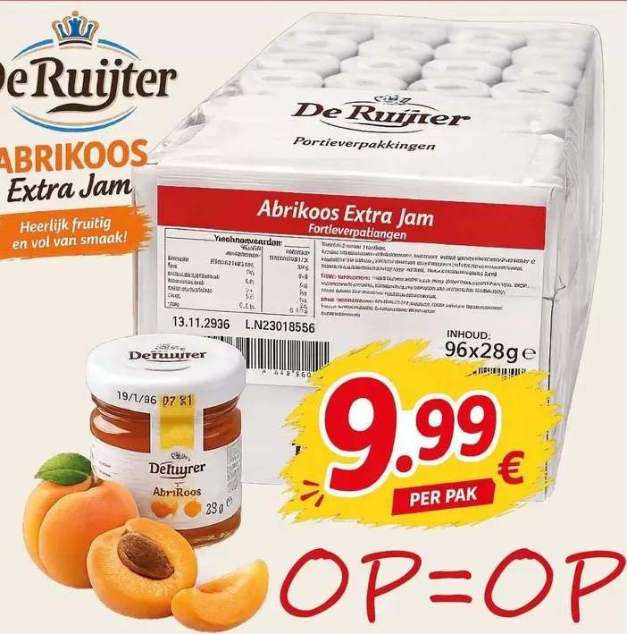 De - Abrikoos Extra Jam