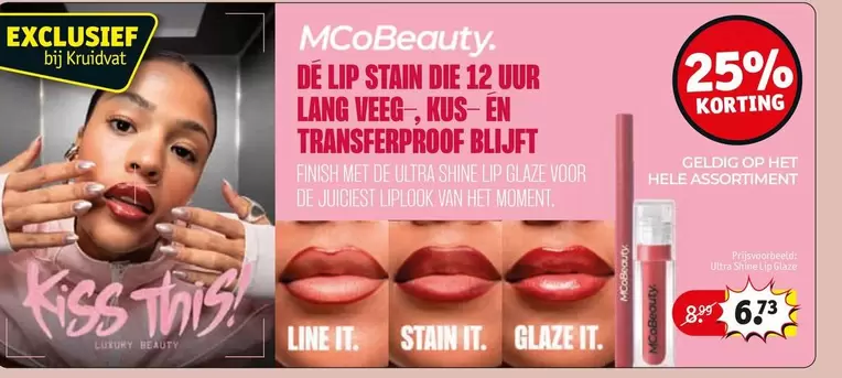 Beauty - DÉ LIP STAIN DIE 12 UUR LANG VEEG-, KUS- EN TRANSFERPROOF BLIJFT